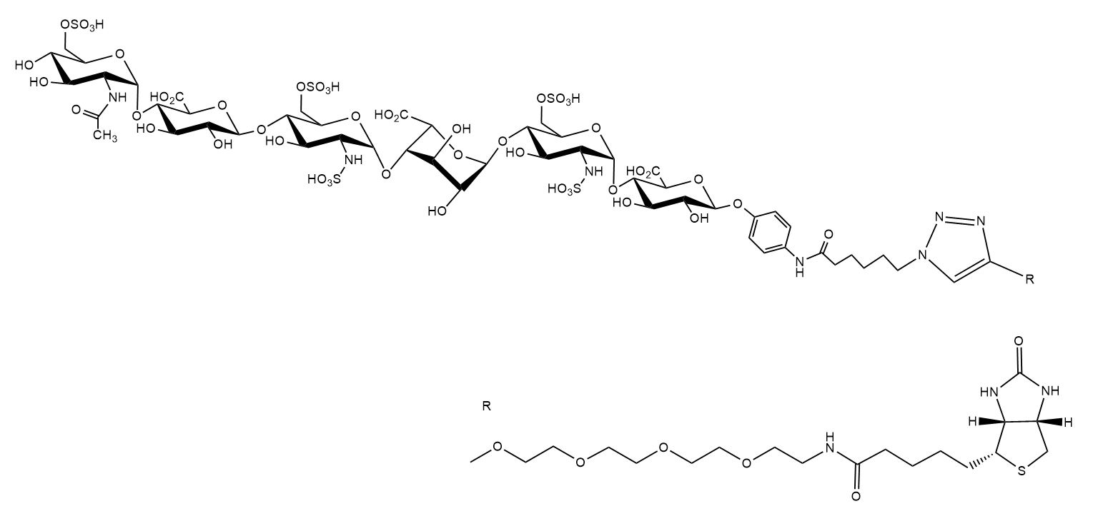 Heparan Sulfate NAc6S NS6S IdoA 6-Mer Bio A