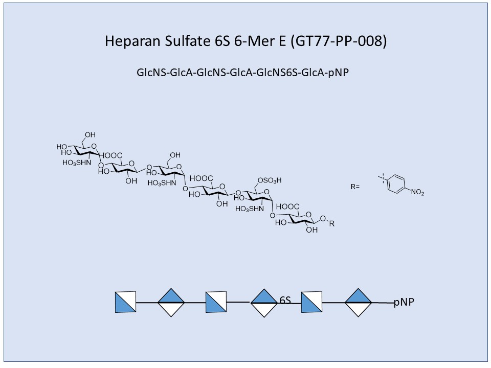 Heparan Sulfate 6S 6-Mer E pNP