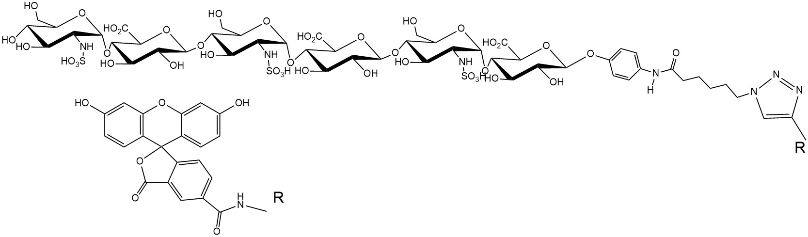 Heparan Sulfate NS 6-Mer Fluor