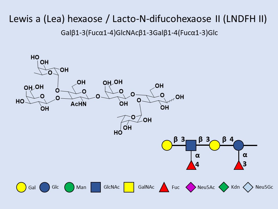 Lewisa (Lea) hexaose / Lacto-N-difucohexaose II (LNDFH II)