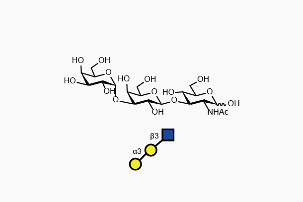 Galα1-3Glcβ1-3GlcNAc