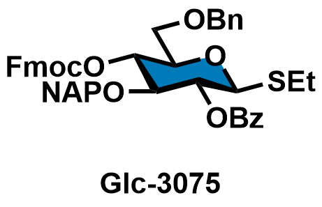 Ethyl 2-O-benzoyl-3-O-(2-naphthylmethyl)-4-O-(9-fluorenylmethoxycarbonyl)-6-O-benzyl-1-thio-β-D-glucopyranoside