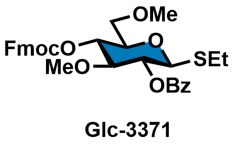Ethyl 2-O-benzoyl-3,6-di-O-methyl-4-O-(9-fluorenylmethoxycarbonyl)-1-thio- β-D glucopyranoside