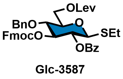 Ethyl 2-O-benzoyl-4-O-benzyl-3-O-(9-fluorenylmethoxycarbonyl)-6-O-levulinoyl-1-thio- β-D-glucopyranoside