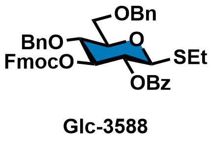 Ethyl 2-O-benzoyl-4,6-di-O-benzyl-3-O-(9-fluorenylmethoxycarbonyl)-1-thio-β-Dglucopyranoside