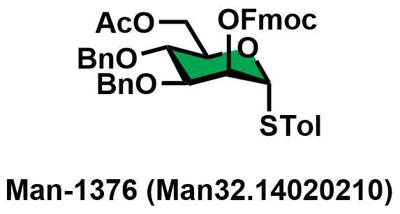 4-Methylphenyl 6-O-acetyl-3,4-di-O-benzyl-2-O-(9-fluorenylmethoxycarbonyl)-1-thio-α-D-mannopyranoside