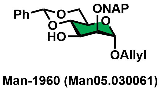Allyl 4,6-O-benzylidene-2-O-(2-naphthylmethyl)-1-α-D-mannopyranoside
