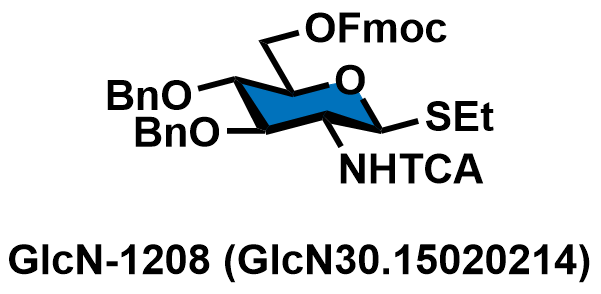 Ethyl 3,4-di-O-benzyl-2-deoxy-2-[(2,2,2-trichloroacetyl)amino]-6-O-(9-fluorenylmethoxycarbonyl)-1-thio-β-D-glucopyranoside