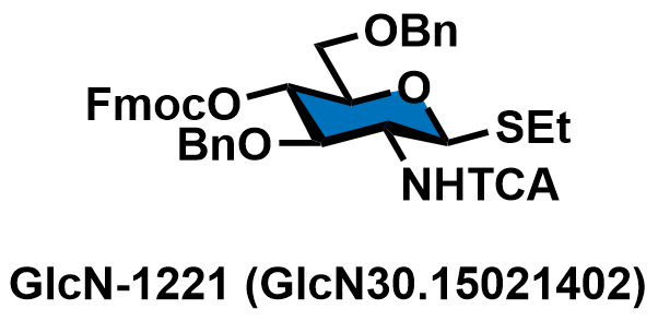 Ethyl 3,6-di-O-benzyl-2-deoxy-2-[(2,2,2-trichloroacetyl)amino]-4-O-(9-fluorenylmethoxycarbonyl)-1-thio-β-D-glucopyranoside