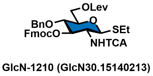 Ethyl 4-O-benzyl-2-deoxy-2-[(2,2,2-trichloroacetyl)amino]-6-O-levulinoyl-3-O-(9-fluorenylmethoxycarbonyl)-1-thio-β-D-glucopyranoside