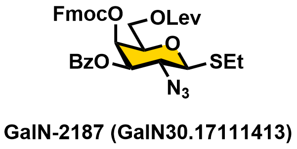 Ethyl 2-azido-3-O-benzoyl-2-deoxy-4-O-(9-fluorenylmethoxycarbonyl)-6-O-levulinoyl-1-thio-β-D-galactopyranoside