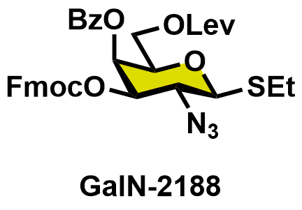 Ethyl 2-azido-4-O-benzoyl-2-deoxy-3-O-(9-fluorenylmethoxycarbonyl)-6-O-levulinoyl-1-thio-β-D-galactopyranoside