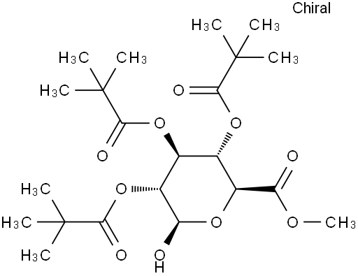 2,3,4-Tri-O-pivaloyl-β-D-glucopyranuronic acid methyl ester