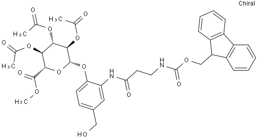 Me-triacetyl-β-D-glucopyranuronate-Ph-CH2OH-Fmoc