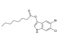 5-Bromo-6-chloro-3-indolylcaprylate,Magentacaprylate-5-Bromo-6-chloro-3-indoxyloctanoate