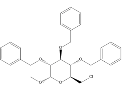 Methyl2,3,4-tri-O-benzyl-6-chloro-6-deoxy-a-D-glucopyranoside