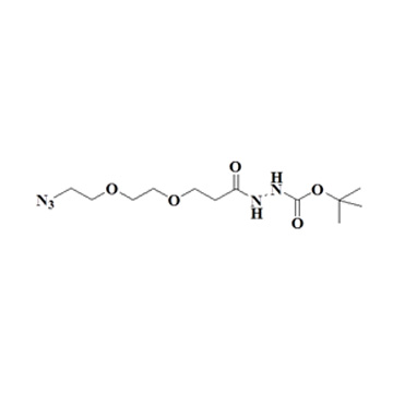Hydrazinecarboxylicacid,2-[3-[2-(2-azidoethoxy)ethoxy]-1-oxopropyl]-,1,1-dimethylethylester