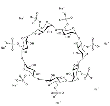 b-Cyclodextrin hydrogen sulfate,  sodium salt