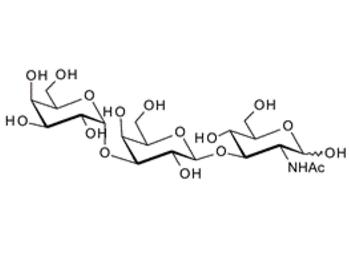 Gala1-3Galb1-3GlcNAc ; Blood Group B type I linear trisaccharide