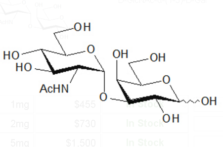 GlcNAc-a-(1-3)-Gal ; 3-O-(2-Acetamido-2-deoxy-a-D-glucopyranosyl)-D-galactose,