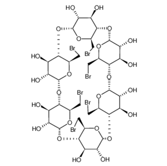Hexakis-(6-bromo-6-deoxy)-a-cyclodextrin ; 6-Bromo-6-deoxy-a-cyclodextrin