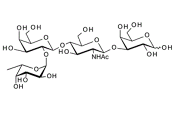 Fuca-2Galb-4GlcNAcb-3Gal ; Blood group H tetraose type II
