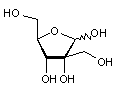 2-C-Hydroxymethyl-D-ribose , CAS:4573-78-8