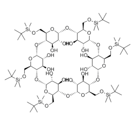 Hexakis-(6-O-tert-butyldimethylsilyl)-a-cyclodextrin; 6-O-TBDMS-a-cyclodextrin ; 6-tert-Butyldimethylsilyl-a-cyclodextrin