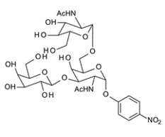 4-Nitrophenyl2-acetamido-6-O-(2-acetamido-2-deoxy-b-D-glucopyranosyl)-3-O-(b-D-galactopyranosyl)-2-deoxy-a-D-galactopyranoside