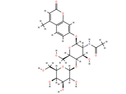 N-[(2S,3R,4R,5S,6R)-4-hydroxy-6-(hydroxymethyl)-2-(4-methyl-2-oxochromen-7-yl)oxy-5-[(2S,3R,4S,5R,6R)-3,4,5-trihydroxy-6-(hydroxymethyl)oxan-2-yl]oxyoxan-3-yl]acetamide