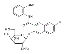 3-[(2S,3R,4R,5R,6R)-3-Acetamido-4,5-dihydroxy-6-(hydroxymethyl)oxan-2-yl]oxy-7-bromo-N-(2-methoxyphenyl)naphthalene-2-carboxamide