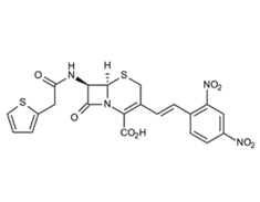 3-(2,4-Dinitrostyryl)-(6R,7R)-7-(2-thienylacetamido)-ceph-3-em-4-carboxylicacid