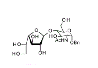 N-[(2S,3R,4R,5S,6R)-5-[(2S,3R,4R,5S)-5-[(1R)-1,2-dihydroxyethyl]-3,4-dihydroxyoxolan-2-yl]oxy-4-hydroxy-6-(hydroxymethyl)-2-phenylmethoxyoxan-3-yl]acetamide
