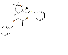 ?-L-Mannopyranoside, phenyl 6-deoxy-2,3-O-(1-methylethylidene)-4-O-(phenylmethyl)-1-thio-