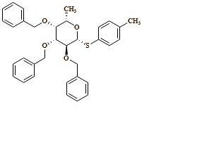 4-methylphenyl 2,3,4-tri-O-benzyl-6-deoxy-1-thio-beta-L-galactopyranoside