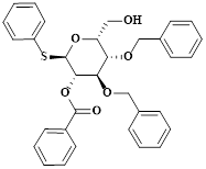 ?-L-Idopyranoside, phenyl 3,4-bis-O-(phenylmethyl)-1-thio-, 2-benzoate
