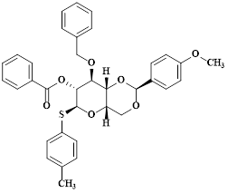 ?-L-Idopyranoside, 4-methylphenyl 4,6-O-[(S)-(4-methoxyphenyl)methylene]-3-O-(phenylmethyl)-1-thio-, 2-benzoate