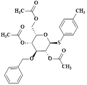 ?-L-Idopyranoside, phenyl 3-O-(phenylmethyl)-1-thio-, 2,4,6-triacetate