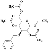 L-Idopyranoside, Ethyl 3-O-(Phenylmethyl)-1-Thio-, Triacetate
