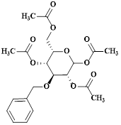 L-Idopyranose, 3-O-(phenylmethyl)-, 1,2,4,6-tetraacetate
