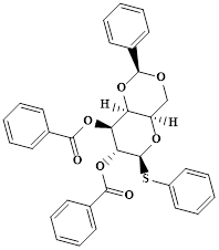 (2S,4aR,6S,7R,8S,8aS)-2-Phenyl-6-(phenylthio)hexahydropyrano[3,2-d][1,3]dioxine-7,8-diyl dibenzoate
