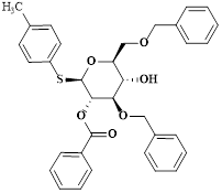 ?-D-Glucopyranoside, 4-methylphenyl 3,6-bis-O-(phenylmethyl)-1-thio-, 2-benzoate