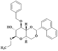 ?-D-Glucopyranoside, ethyl 4,6-O-[(R)-1-naphthalenylmethylene]-3-O-(phenylmethyl)-1-thio-