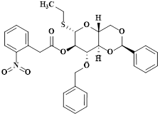 ?-D-Glucopyranoside, ethyl 3-O-(phenylmethyl)-4,6-O-[(R)-phenylmethylene]-1-thio-, 2-(2-nitrobenzeneacetate)