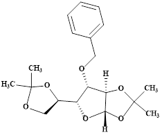 1,2:5,6-Bis-O-(1-methylethylidene)-3-O-(phenylmethyl)-?-D-glucofuranose