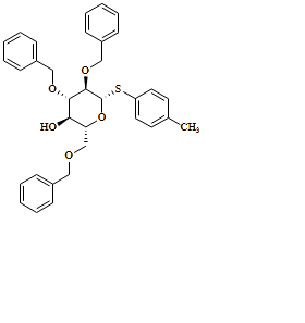 ?-D-Glucopyranoside, 4-methylphenyl 2,3,6-tris-O-(phenylmethyl)-1-thio-