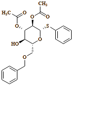 ?-D-Glucopyranoside, phenyl 6-O-(phenylmethyl)-1-thio-, 2,3-diacetate