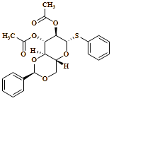 ?-D-Glucopyranoside, phenyl 4,6-O-[(R)-phenylmethylene]-1-thio-, 2,3-diacetate