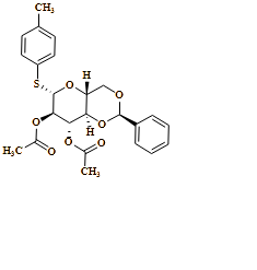 ?-D-Glucopyranoside, 4-methylphenyl 4,6-O-[(R)-phenylmethylene]-1-thio-, 2,3-diacetate