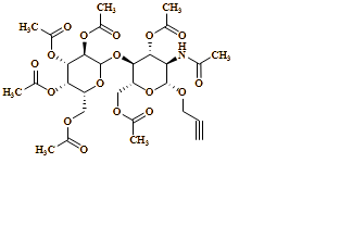 ?-D-Glucopyranoside, 2-propyn-1-yl 2-(acetylamino)-2-deoxy-4-O-(2,3,4,6-tetra-O-acetyl-?-D-galactopyranosyl)-, 3,6-diacetate